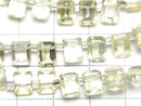 [Video]High Quality Lemon Quartz AAA Rectangle Faceted 7x5mm half or 1strand (18pcs)