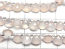 [Video]High Quality Pink Chalcedony AAA Chestnut Faceted Briolette 6x6mm half or 1strand (Approx 28pcs)