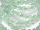 [Video]High Quality! Green Fluorite AAA- Faceted Round 6mm Bracelet