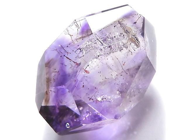 [Video][One of a kind] Water Elestial Quartz AAA- Faceted Nugget Loose stone 1pc NO.7