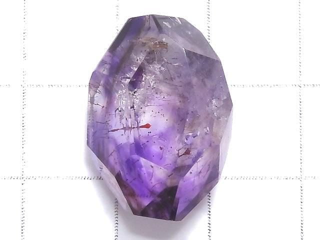 [Video][One of a kind] Water Elestial Quartz AAA- Faceted Nugget Loose stone 1pc NO.7