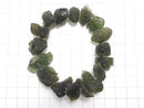 [Video][One of a kind] Moldavite Rough Rock Nugget Bracelet NO.1