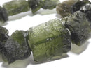 [Video][One of a kind] Moldavite Rough Rock Nugget Bracelet NO.2