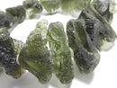 [Video][One of a kind] Moldavite Roughlock Nugget Bracelet NO.3