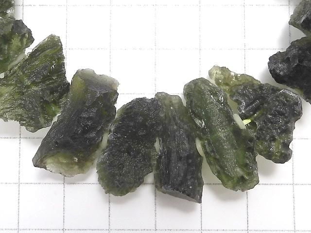 [Video][One of a kind] Moldavite Roughlock Nugget Bracelet NO.3
