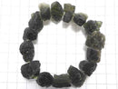 [Video][One of a kind] Moldavite Roughlock Nugget Bracelet NO.4