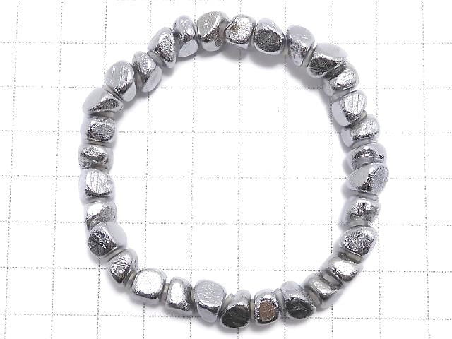 [Video][One of a kind] Meteorite (Muonionalusta) Nugget Bracelet NO.36