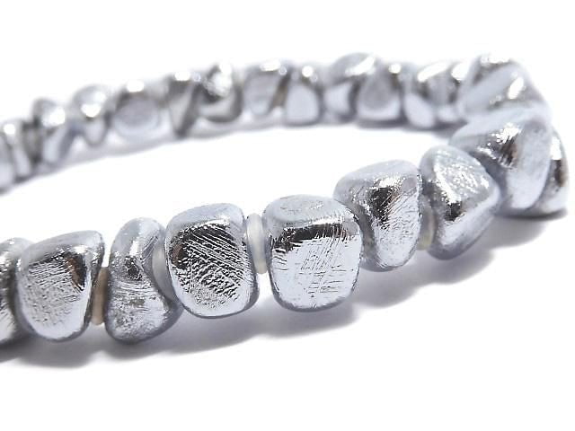 [Video][One of a kind] Meteorite (Muonionalusta) Nugget Bracelet NO.37