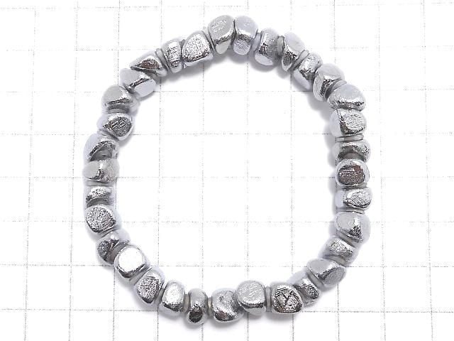[Video][One of a kind] Meteorite (Muonionalusta) Nugget Bracelet NO.37