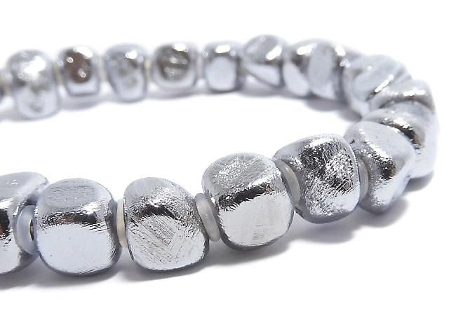 [Video][One of a kind] Meteorite (Muonionalusta) Nugget Bracelet NO.39