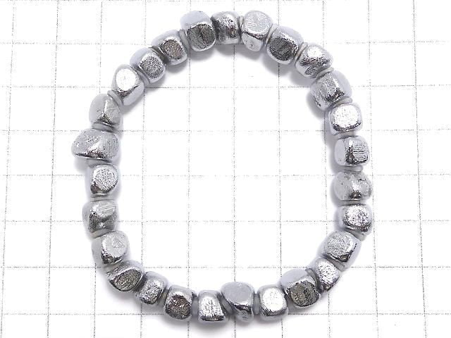 [Video][One of a kind] Meteorite (Muonionalusta) Nugget Bracelet NO.39
