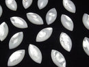 High Quality White Shell AAA Marquise Cabochon 20x10mm 1pc