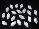 High Quality White Shell AAA Marquise Cabochon 20x10mm 1pc