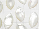 High Quality White Shell AAA Marquise Cabochon 26x14mm 1pc