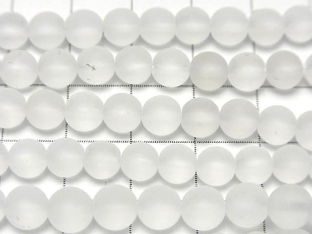 [Video]Frosted Quartz AAA- Round 6mm 1strand beads (aprx.15inch/37cm)