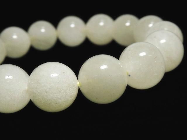 [Video][One of a kind] Libyan Desert Glass Round 12.5mm Bracelet NO.21