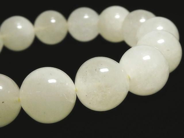 [Video][One of a kind] Libyan Desert Glass Round 13mm Bracelet NO.30