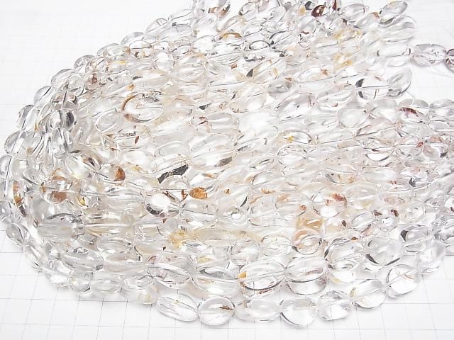 [Video] Red Hematoid Quartz Nugget 1strand beads (aprx.15inch/38cm)