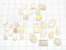 [Video]High Quality Ethiopian Water Opal AAA Mix Shape Cabochon 5pcs