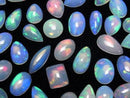 [Video]High Quality Ethiopian Water Opal AAA Mix Shape Cabochon 5pcs