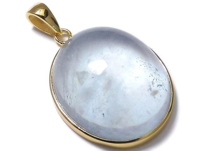 [Video][One of a kind] Aquamarine AA++ Pendant 18KGP NO.6