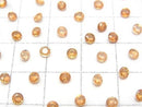 [Video]High Quality Spessartite Garnet AAA Loose stone Round Faceted 3x3mm 2pcs