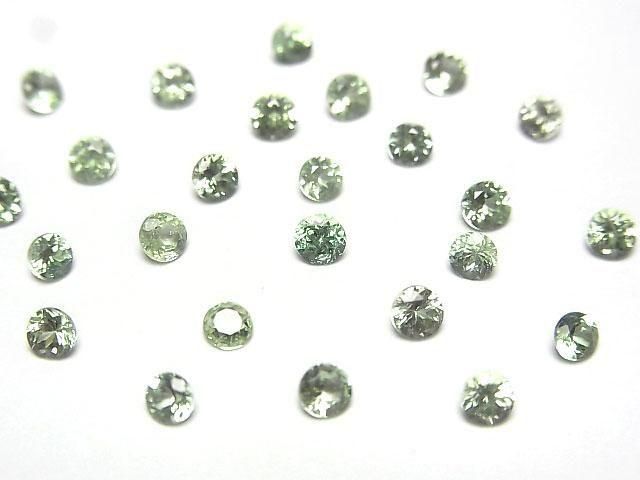 [Video]High Quality Mint Garnet AAA Loose stone Round Faceted 3x3mm 1pc