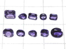 [Video][One of a kind] High Quality Purple Scapolite Loose stone Faceted 10pcs Set NO.9