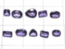 [Video][One of a kind] High Quality Purple Scapolite Loose stone Faceted 10pcs Set NO.10
