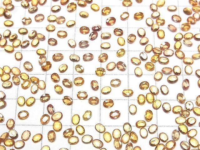 [Video] Songea High Quality Yellow Sapphire AAA- Loose stone Oval Faceted 4x3mm 5pcs