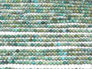 [Video]High Quality! Turquoise AA Faceted Round 3mm 1strand beads (aprx.15inch/37cm)