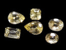 [Video][One of a kind] High Quality Yellow Danburite Loose stone Faceted 6pcs Set NO.13
