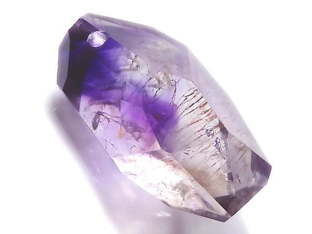 [Video][One of a kind] Elestial Quartz AAA Faceted Nugget 1pc NO.15