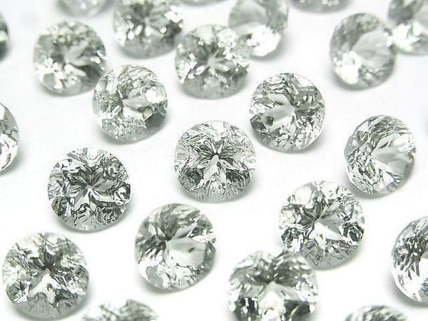 [Video]High Quality Green Amethyst AAA Loose stone Carved Round Faceted Fancy 8x8mm 1pc