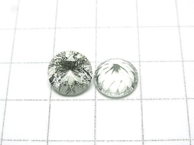 [Video]High Quality Green Amethyst AAA Loose stone Carved Round Faceted Fancy 10x10mm 1pc