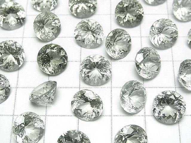 [Video]High Quality Green Amethyst AAA Loose stone Carved Round Faceted Fancy 10x10mm 1pc
