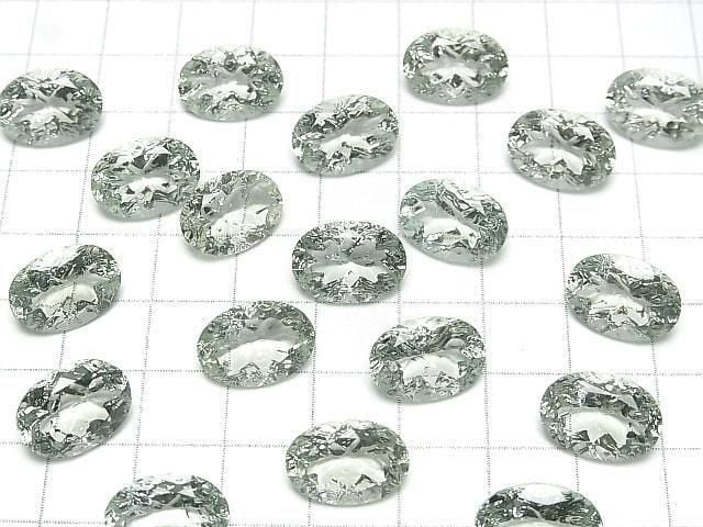 [Video]High Quality Green Amethyst AAA Loose stone Carved Oval Faceted Fancy 14x10mm 1pc