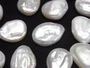 [Video]Fresh Water Pearl AA++ Loose stone Natural Pear shape 16-20mm White 5pcs