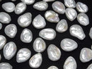 [Video]Fresh Water Pearl AA++ Loose stone Natural Pear shape 16-20mm White 5pcs