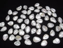 [Video]Fresh Water Pearl AA++ Loose stone Natural Pear shape 16-20mm White 5pcs