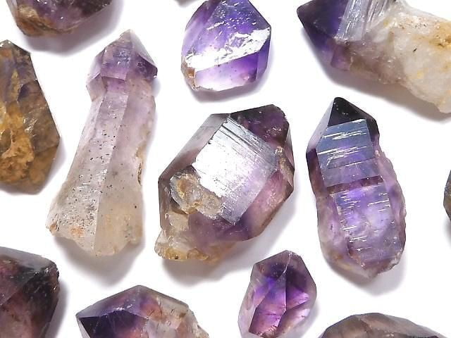 [Video][One of a kind] Elestial Quartz Rough Rock 17pcs Set NO.4
