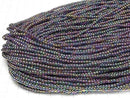[Video]Hematite Round 3mm metallic coated 1strand beads (aprx.15inch/37cm)