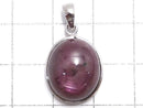 [Video][One of a kind] High Quality Star Ruby AAA Pendant Silver925 NO.9