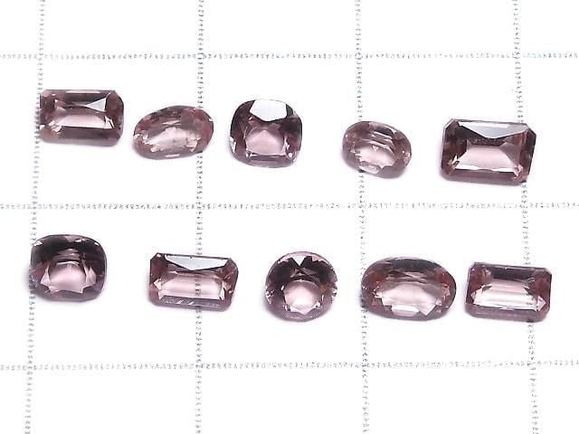 [Video][One of a kind] High Quality Pink Apatite AAA Loose stone Faceted 10pcs Set NO.16