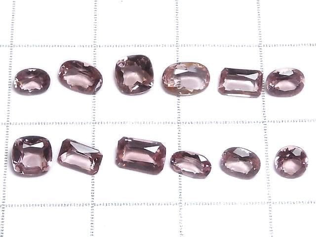 [Video][One of a kind] High Quality Pink Apatite AAA Loose stone Faceted 12pcs Set NO.24