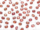 [Video]High Quality Orange Sapphire AAA- Loose stone Oval Faceted 4x3mm 1pc