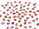 [Video]High Quality Orange Sapphire AAA- Loose stone Oval Faceted 4x3mm 1pc