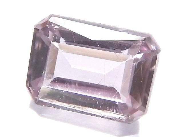 [Video][One of a kind] High Quality Pink Diaspore Loose stone Faceted 1pc NO.7
