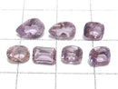 [Video][One of a kind] High Quality Pink Diaspore Loose stone Faceted 7pcs Set NO.14