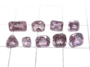 [Video][One of a kind] High Quality Pink Diaspore Loose stone Faceted 9pcs Set NO.15